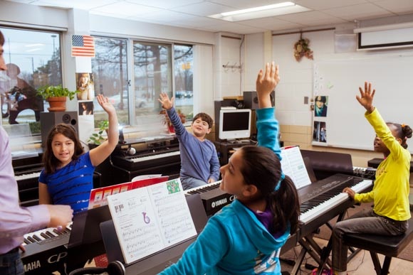 Piano Labs at Woods Lake Elementary School